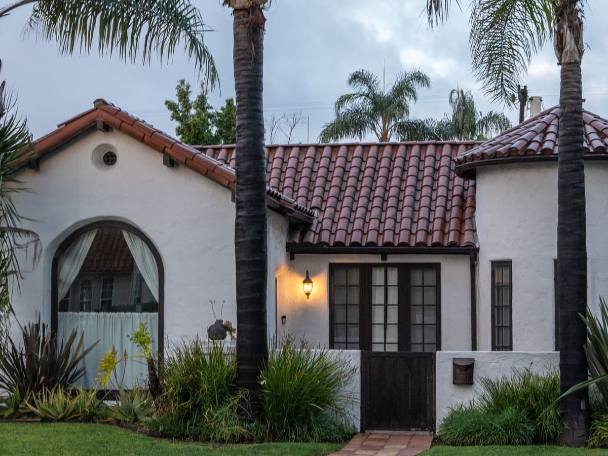Historic bungalow with shade trees in central Phoenix